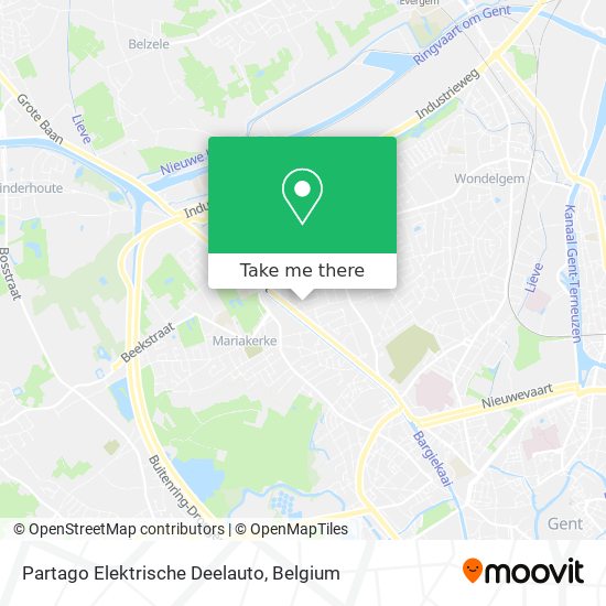 Partago Elektrische Deelauto map