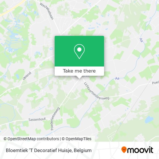 Bloemtiek 'T Decoratief Huisje plan