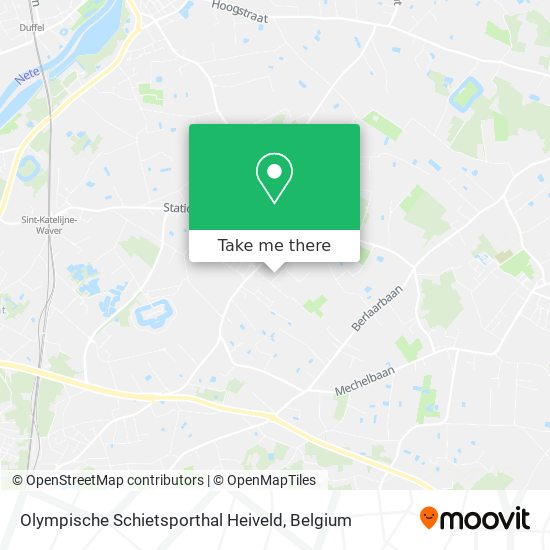 Olympische Schietsporthal Heiveld map