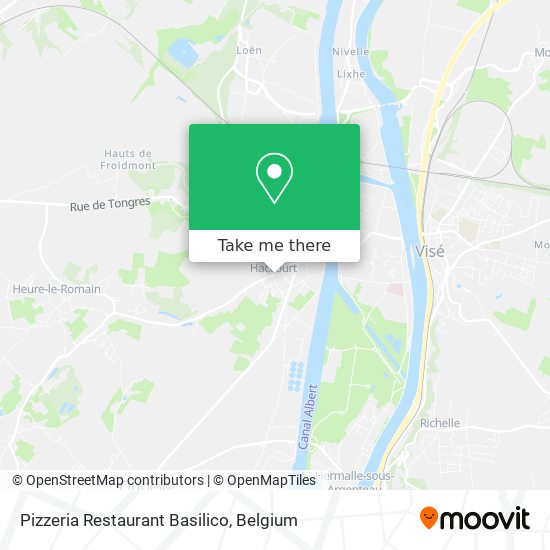 Pizzeria Restaurant Basilico map
