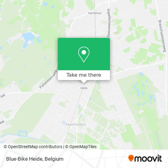 Blue-Bike Heide map