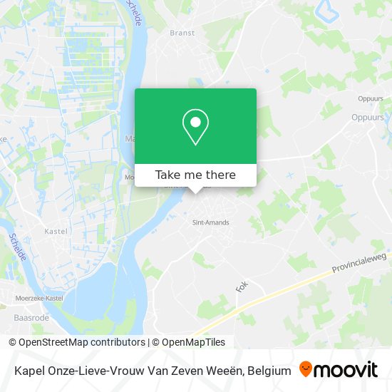 Kapel Onze-Lieve-Vrouw Van Zeven Weeën plan