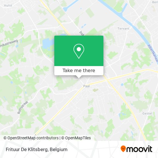 Frituur De Klitsberg plan