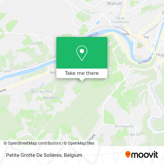 Petite Grotte De Solières plan