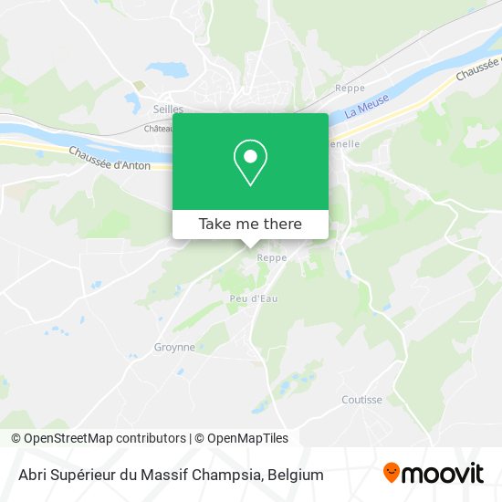 Abri Supérieur du Massif Champsia plan