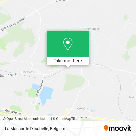 La Mansarde D'Isabelle map