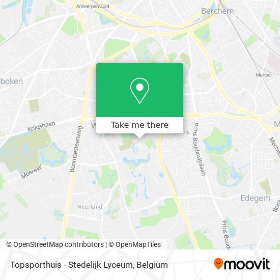 Topsporthuis - Stedelijk Lyceum map