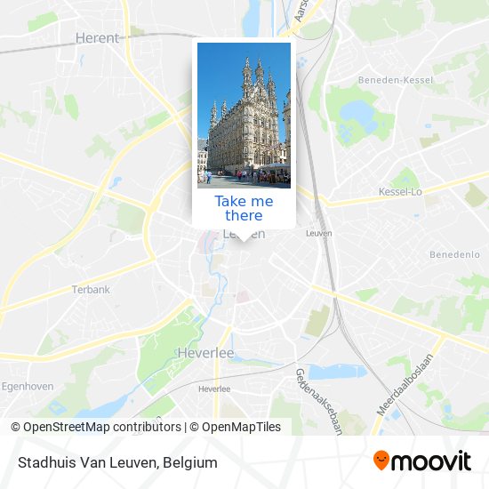 Stadhuis Van Leuven map