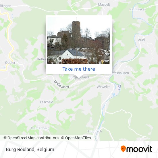 Burg Reuland map