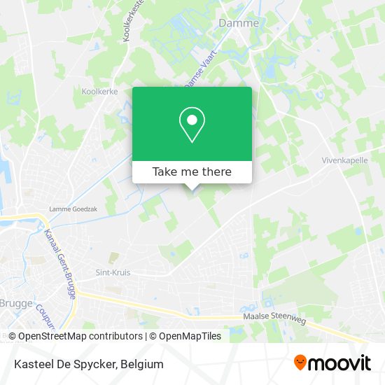 Kasteel De Spycker map