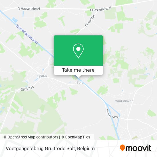 Voetgangersbrug Gruitrode Solt plan