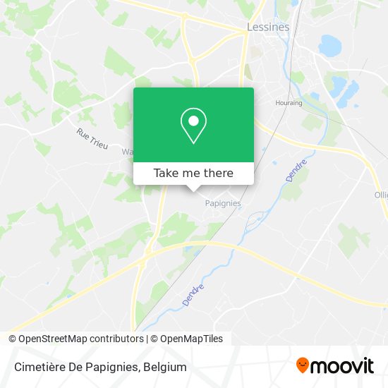 Cimetière De Papignies map