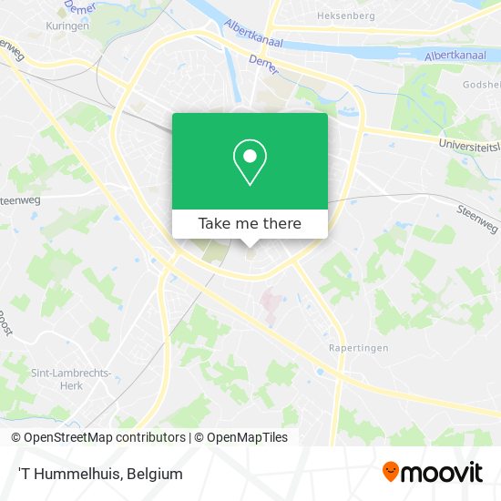 'T Hummelhuis map