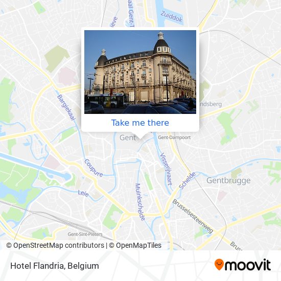 Hotel Flandria map