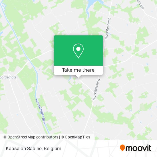 Kapsalon Sabine plan