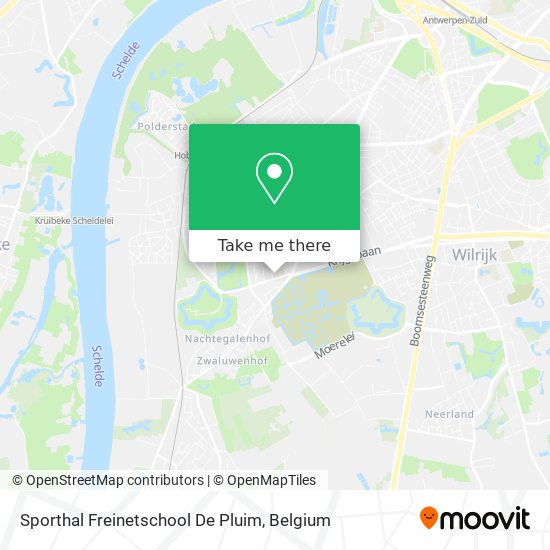 Sporthal Freinetschool De Pluim map