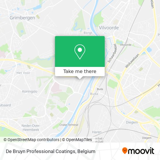 De Bruyn Professional Coatings map