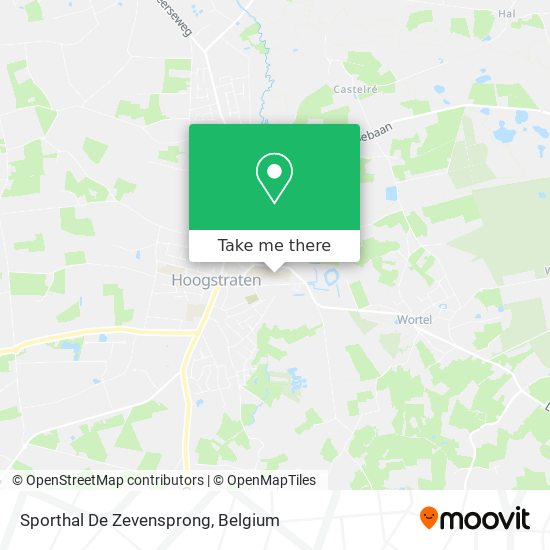 Sporthal De Zevensprong plan