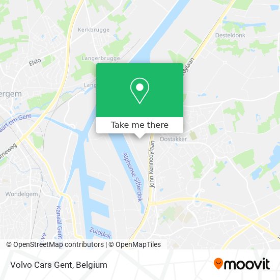 Volvo Cars Gent map