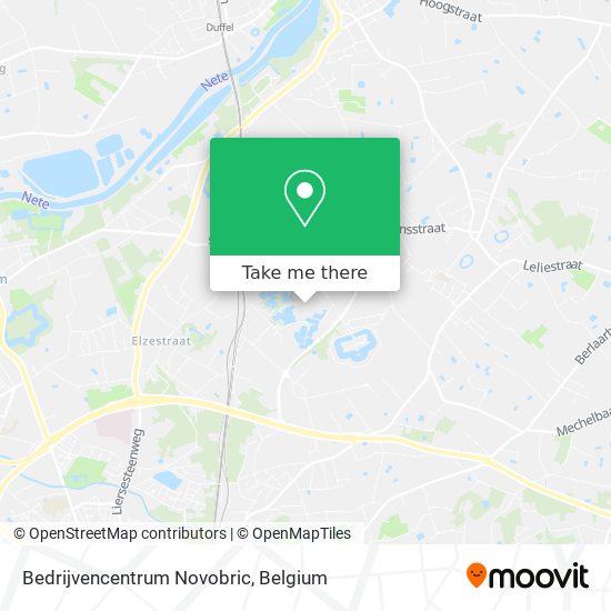 Bedrijvencentrum Novobric map