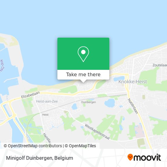 Minigolf Duinbergen map