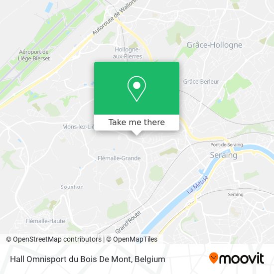 Hall Omnisport du Bois De Mont map