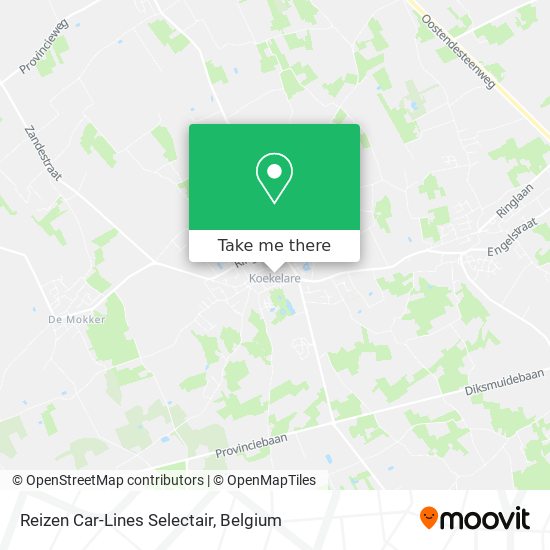 Reizen Car-Lines Selectair map