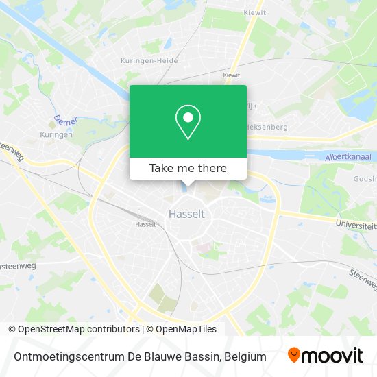 Ontmoetingscentrum De Blauwe Bassin plan