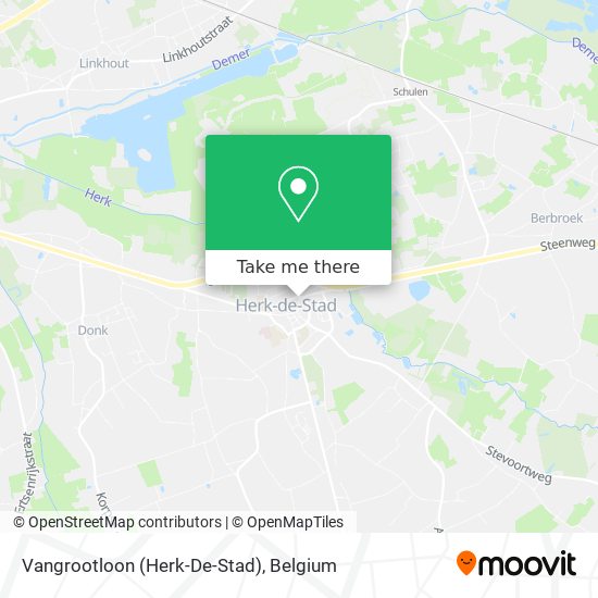 Vangrootloon (Herk-De-Stad) map