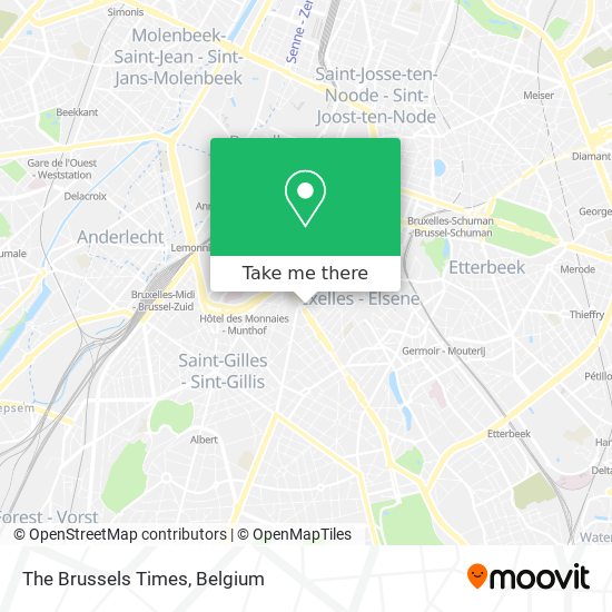 The Brussels Times map