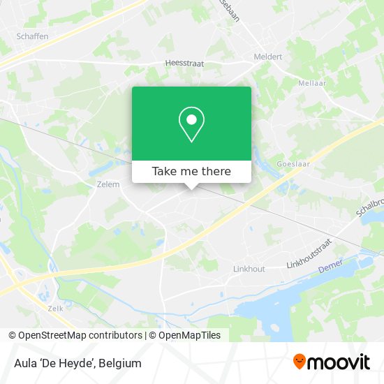 Aula ‘De Heyde’ plan