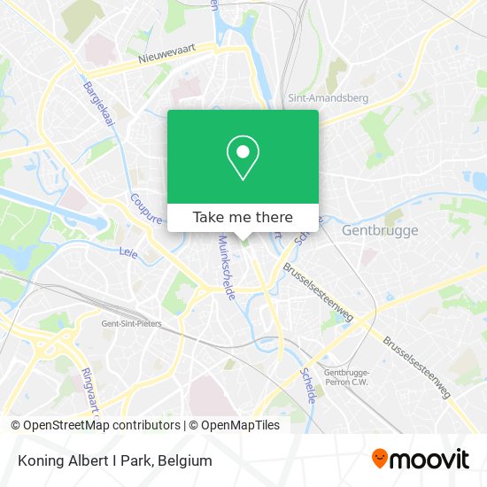 Koning Albert I Park map