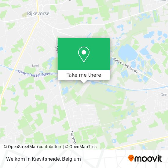 Welkom In Kievitsheide map