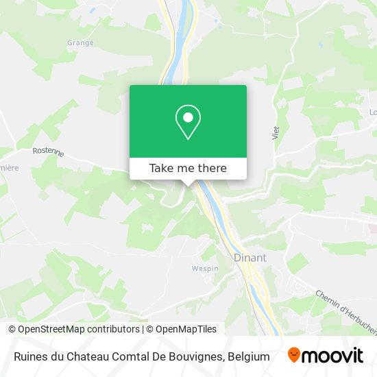 Ruines du Chateau Comtal De Bouvignes map