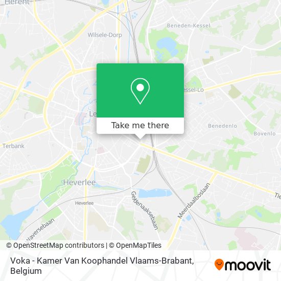 Voka - Kamer Van Koophandel Vlaams-Brabant map