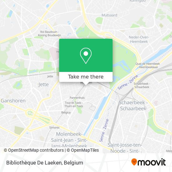 Bibliothèque De Laeken map