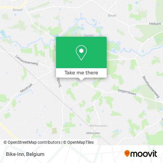 Bike-Inn map