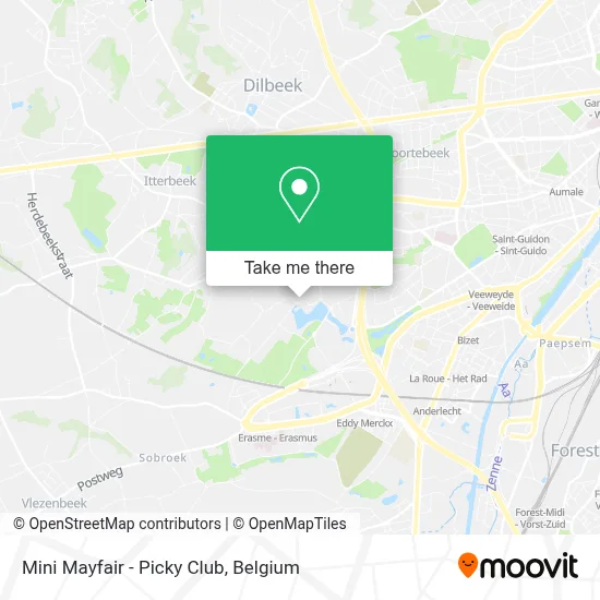 Mini Mayfair - Picky Club map