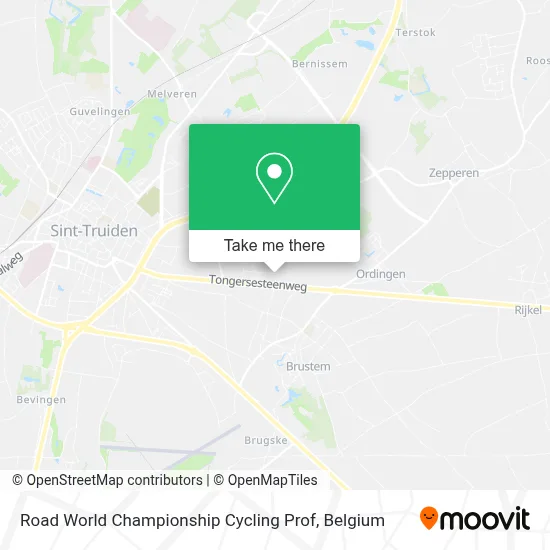 Road World Championship Cycling Prof map