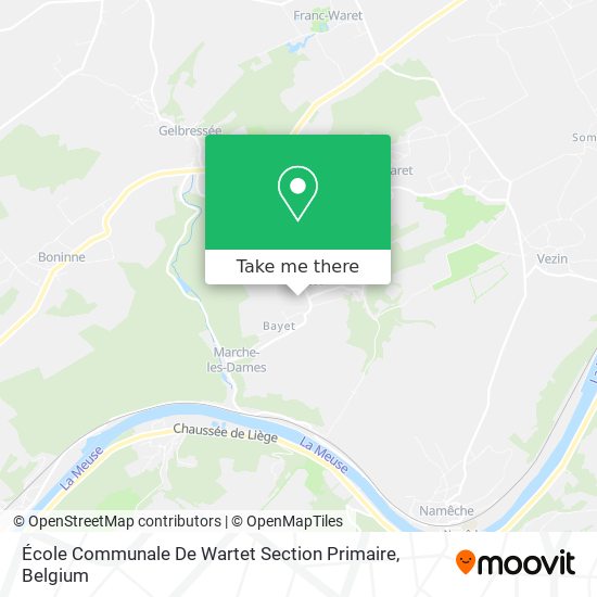 École Communale De Wartet Section Primaire plan