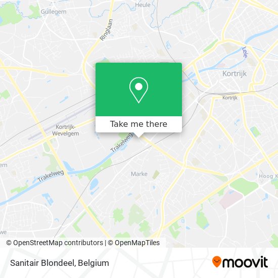 Sanitair Blondeel map