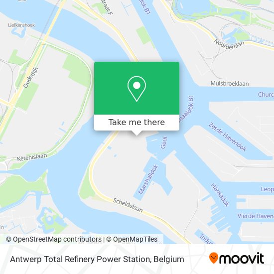 Antwerp Total Refinery Power Station plan