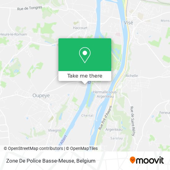 Zone De Police Basse-Meuse map