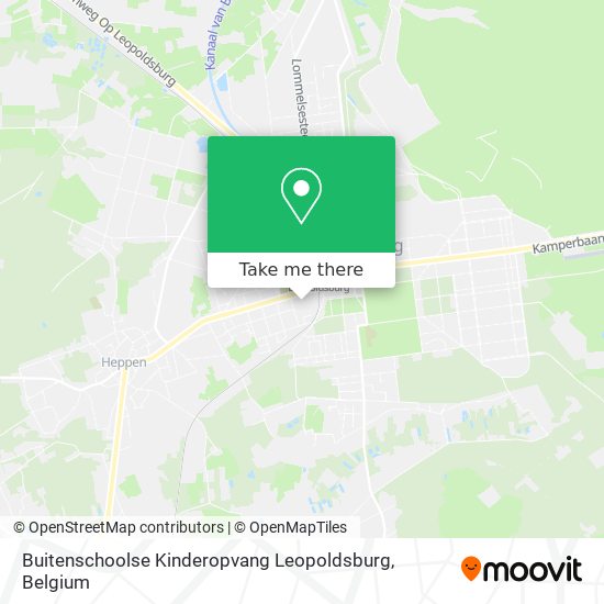 Buitenschoolse Kinderopvang Leopoldsburg map