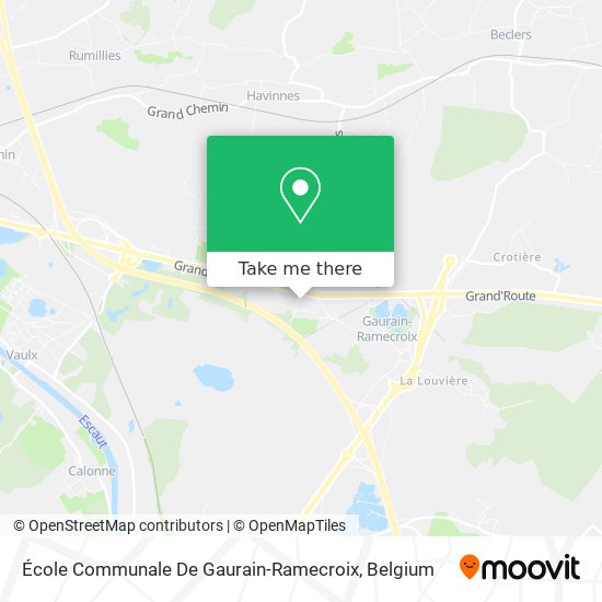 École Communale De Gaurain-Ramecroix map
