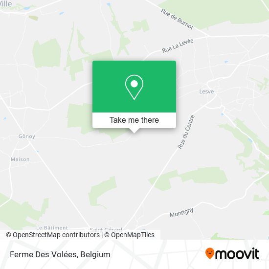 Ferme Des Volées map