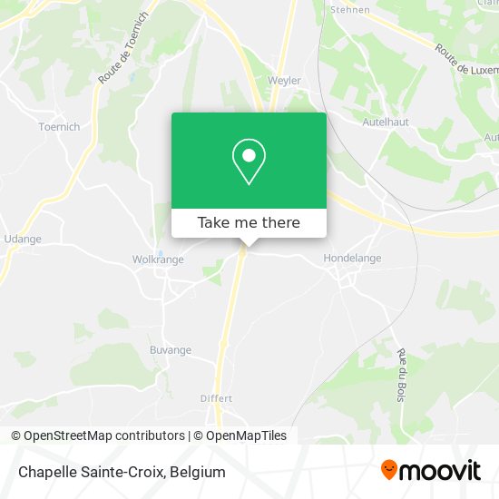 Chapelle Sainte-Croix map