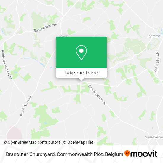 Dranouter Churchyard, Commonwealth Plot map