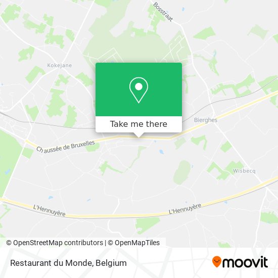 Restaurant du Monde map