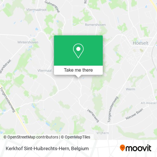 Kerkhof Sint-Huibrechts-Hern map